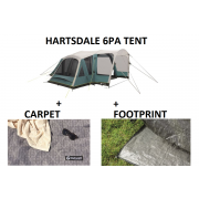 Outwell Hartsdale 6 Prime AIR Tent BUNDLE