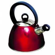 Sunncamp Nouveau Stainless Steel Whistling Kettle - Red