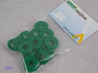 Pack 10 Green Plastic Snap Eyelets