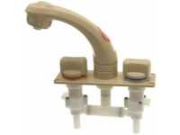 Whale Mixer Tap with adjustable rose - Beige
