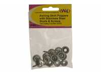 W4 Awning Skirt Poppers with Stainless Steel Studs and Screws