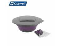 107688 Collaps Plum Bowl with Lid and Grater