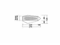 Technical Illustration of Robens Arrow Head Tent