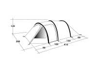 Technical Illustration of Outwell Earth 3 Poled Tent