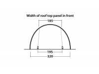 Technical Illustration of Outwell Dash 5 Poled Tent