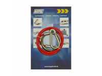 1m X 2mm Red Breakaway Cable