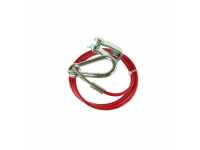 1m X 3mm Red PVC Breakaway Cable