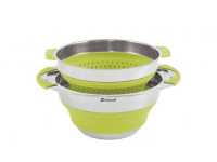 Outwell Collaps Pot and Lid with Colander Green