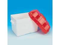 Red Plastic Battery Box