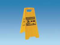 Reserved Sign Caution Board