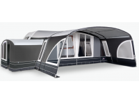Dorema Onyx 270 Full Awning with optional extra Onyx Sun Canopy, including side panels, and Annex De Luxe XL