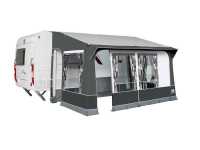 Dorema Quattro 430 caravan porch awning, suitable for seasonal and winter use.