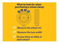 Heavy Duty Wheel Clamp