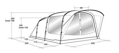 Outwell Oakwood 5 Tent