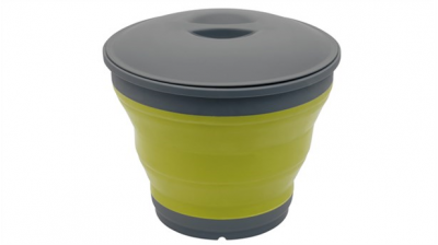 109236 Collaps Lime Green Bucket & Lid Outwell