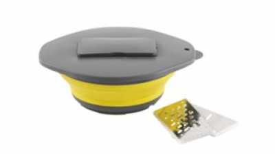 Outwell Collaps Bowl and Lid with Grater Yellow