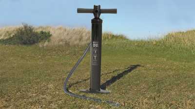 The Air Pump included with Outwell Hartsdale 6 Prime AIR Tent