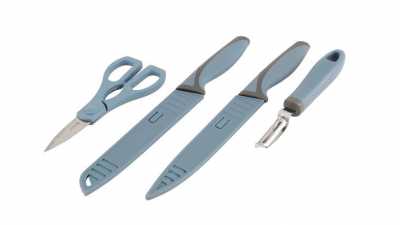 Outwell Chena Knife Set With Peeler & Scissors