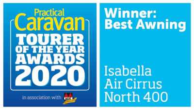 Isabella Air Cirrus North 400 is the winner of Best Awning Award 2020