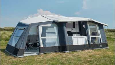 Isabella Air Cirrus North 400 with the optional annexe fitted
