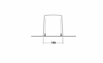 Technical Illustration of Easy Camp Motor Tour Crowford Awning