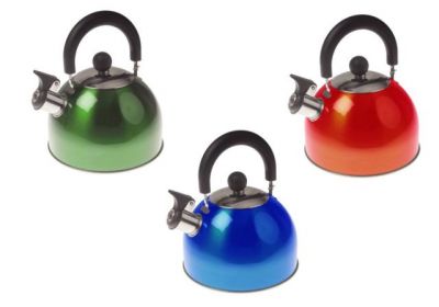 Kampa Brew 2L Whistling Kettle - all three colours