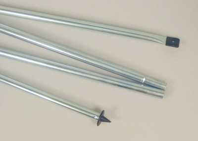 A set of 2 rear upright legs for Dorema Mistral All Season