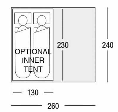 SunnCamp Ultima Versara 260 Poled