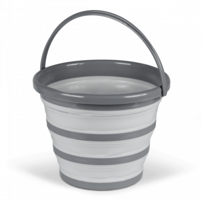 10L Collapsible Bucket Grey