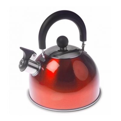 Kampa Brew 2L Whistling Kettle - Red