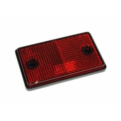Red rear reflector