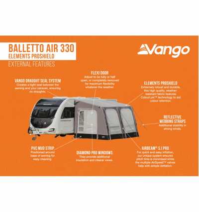 Vango Balletto Air 330 Elements ProShield2