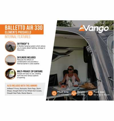 Vango Balletto Air 330 Elements ProShield3