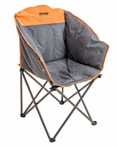 Kent Chair in Black & Orange