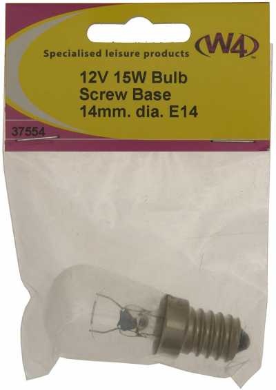 W4 12v 25w Bulb Screw Base 14mm