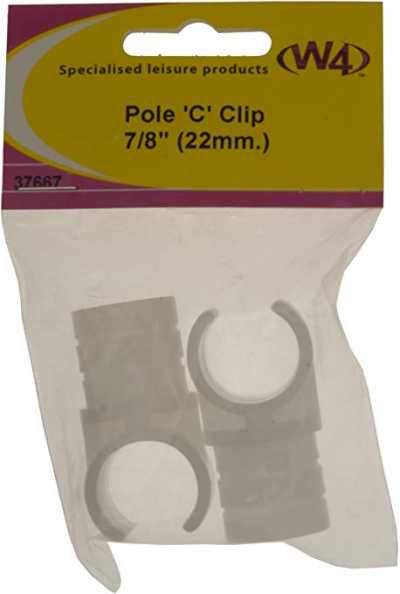 W4 Pole 'C' Clip 7/8" (22mm)