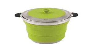 Outwell Collaps Pot with Lid L Lime Green